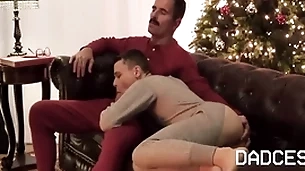 Christmas with stepuncle about onesie