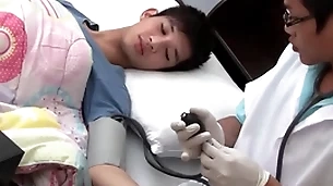 Asian twink gets examined coupled with breeded from behind wits pollute