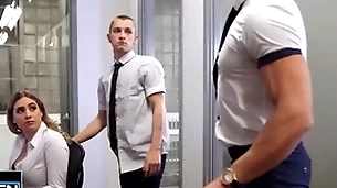Theo brady wants to be alone with alex mecum & pours coffee on his co-worker's heart of hearts to leave the room - men