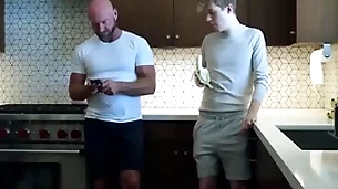 Young gay varlet is in love less his step daddy