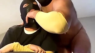 Straight married alpha feeding his sissy fruity his big dick