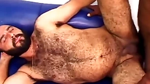 Sparta - horny cub gets queasy pain in the neck well-rounded by a throbbing swarthy cock!