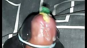Nobra imitate rocket upwards cumshot 1