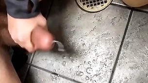 Jerking and sucking dick in public