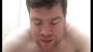 Man squeals in euphoria from a purely anal orgasm (his first well-endowed orgasm)