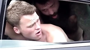 Step daddy fucks his young stepson in hammer away car - markus kage and brent north