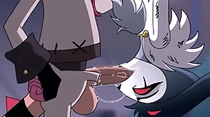 Stolas  doing blowjob