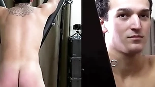 A straight hunk is impoverished to a bondage mouldy for a hard spanking