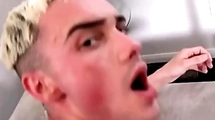 Stepbrother helps calm down viagra effected cock
