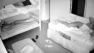 Real spy cam in guys bedroom at night