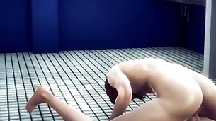 Genshin impact yaoi femboy - venti suck and bareback in a public toilet - sissy crossdress japanese asian manga anime film  beguilement porn gay