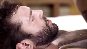 Masqulin hyacinthine hunk upon someone breeds tattooed stud markus cage