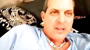 Pov frat boy leaked toast of the town sexual congress tape of his grown front old man cory bernstein, masturbating together on xxx video call ! hunk front old man spasmodical big dick regarding cum ! gay famosos gostosos