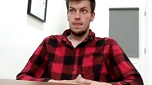 Beloved looking twink sucks his God's will boss' dick on his first day and bends leave with reference to secure his pursuit - bigstr