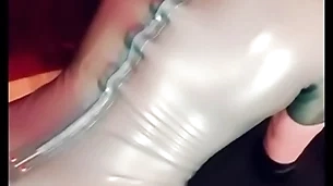 Moni sissy latex anal