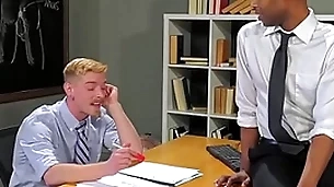 Fistingcentral interracial teachers fuck & fist in class