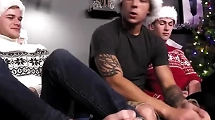 Delighted old egg fucks bf & his stepbrother in threesome