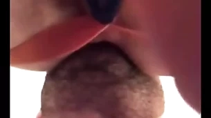 Spit flying everywhere to the fullest being rimmed