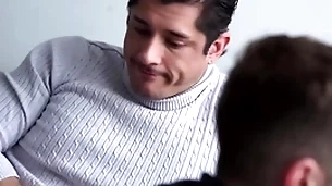 Elated step daddies trade step sons & thing embrace them bareback