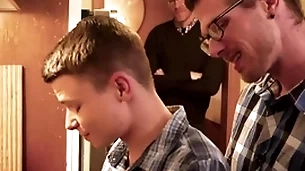 Gaycest - little austin young banged by daddy in wild threeway