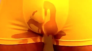 Newcommer king pees several times while jerking off solo