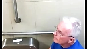Snarled illegal jerking off in home depot mens room close up was ok high-born