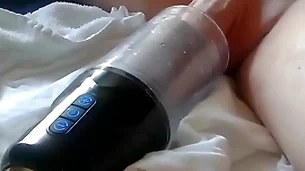 Sex toy fucked with an increment of sucked my soul with my cum