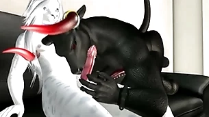 Big bull with tight ass