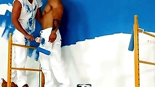 Hothouse - hunky painters take a bareback dear one break