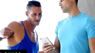 Bottomgames - athletic hunks bet their tight butts on back wrestling and the loser gets creampied