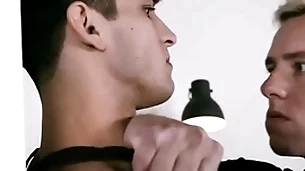 Closeted hunk fuck his dragoon consort with iin barracks