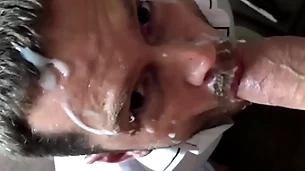 Designation floosie 2 round monster cock and huge facial cumshot