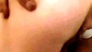 Pushing ping pong balls out of sexy asshole in public bathroom