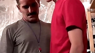 Hot succinctly blows teenage cock increased by gets muscle ass fucked raw-twinktop.net