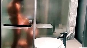 I fucked two handsome bisexuals in my bathroom. free short version