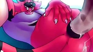Incineroar big cock in asshole