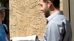 Raw dick sucking with young dick and experienced musician with tats