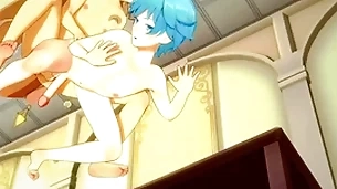 Genshin impact yaoi - aether and chongyun handjob and fucked - sissy crossdress japanese asian manga anime film  game porn gay