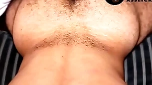 Well-pleased rimming straight hairy guys ass