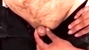 Sweet niece gives their way disabled uncle a handjob
