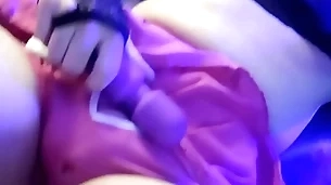Sissy femboy cums while caged in chastity