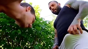 Hot jock (benjamin blue) sucks (markus kages) heavy cock gets his ass drilled by in the money - men