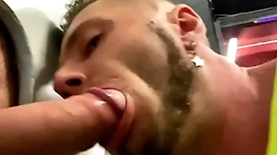 Self-respect hole gay blowjob for monster cock