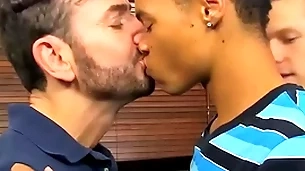 Black robbie anthony fucked unconnected with shane frost and bryan slater