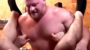 Hot and hairy atlas grant takes big dick so good