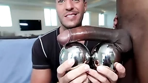 Gaywire - izzy shares his big disgraceful dick with parker's white irritant
