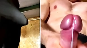 Oh no, i got rattled at boxing training in thin leggings! jerking off in the gym!