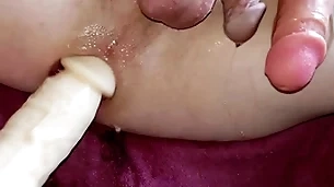 Double trouble dildos excellent creampie