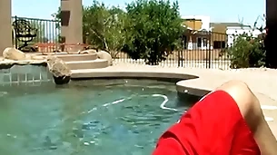 Jacuzzi game of turns into mating with twink and jock