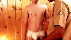 Funsizeboi - little twink little shaver seduced by military recruiter - austin young, brian adams